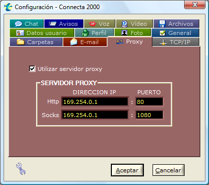 Configuracin - Proxy
