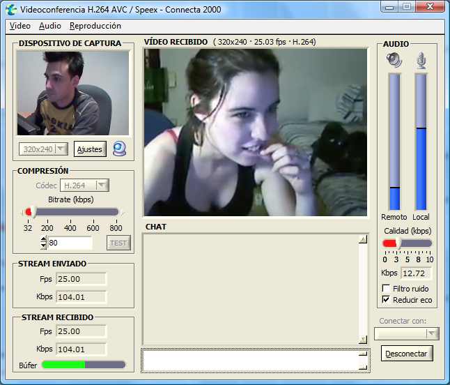 Software Videoconferencia y Chat con Webcam Gratis - Connecta 2000